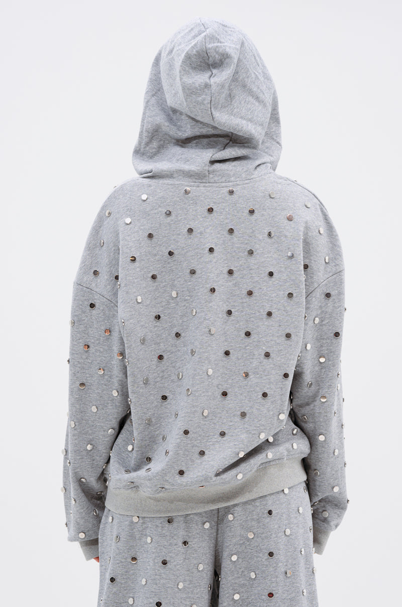 POPPING OFF ZIP UP SWEATSHIRT