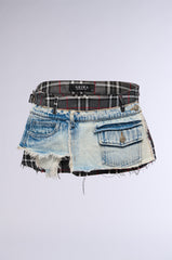 DONT PLAY WITH ME PLAID BELT